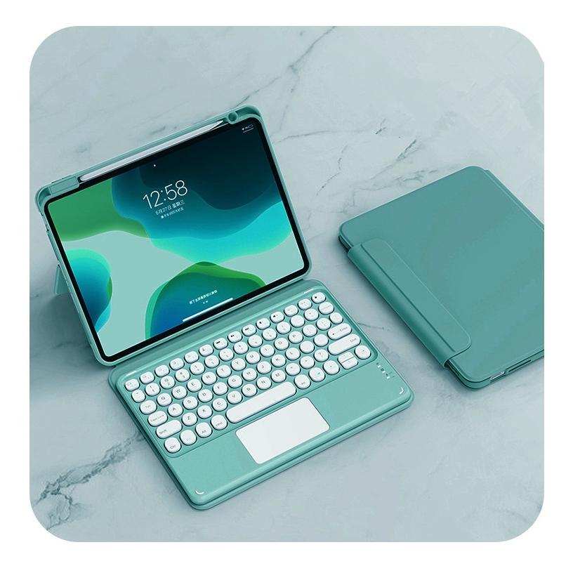 マウス付き iPad キーボード タッチパッド搭載 磁気吸着 透明 マウス付き iPad キーボード タッチパッド搭載 磁気吸着 透明