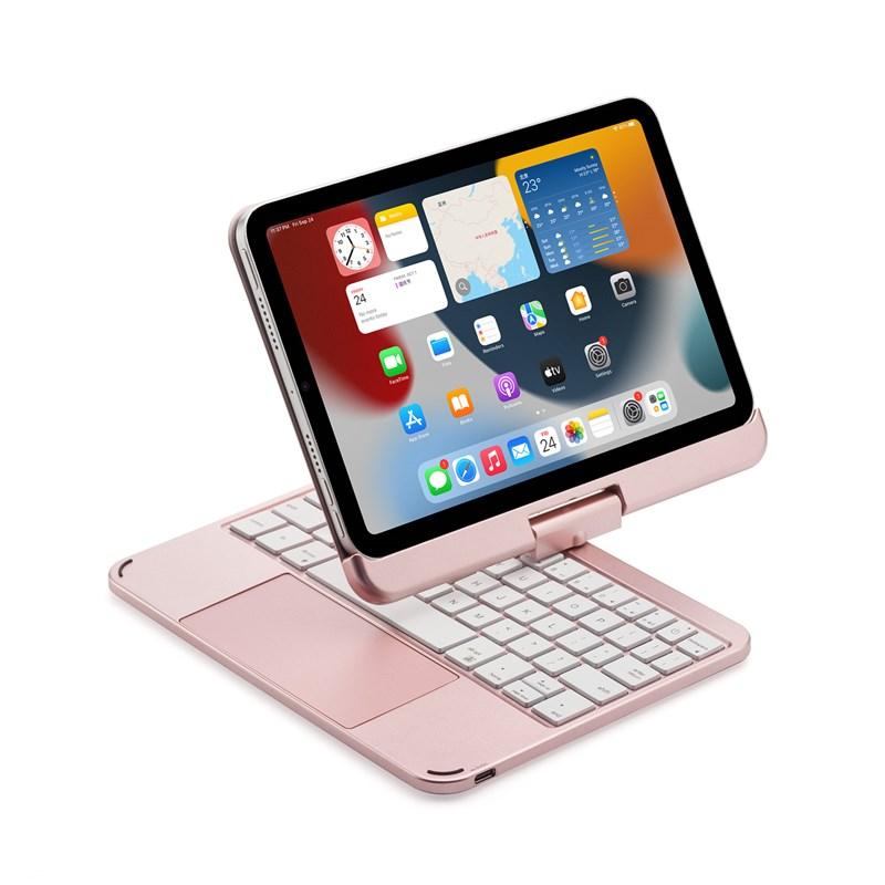 磁気吸着式 iPad Mini6 キーボードケース 360度回転 タッチ 磁気吸着式 iPad Mini6 キーボードケース 360度回転 タッチ