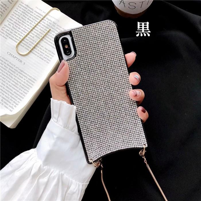 ネックストラップ付き Iphone Xs Max Xr Iphonex Iphone8 Iphone7 Iphone6 6s Plus ケース キラキラ ラインストーン デコケース 女子力 Iphone9 0 ベネックスストア 通販 Yahoo ショッピング