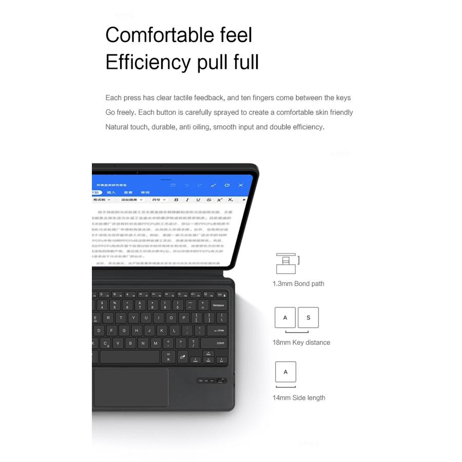 Xiaomi Pad 6S Pro 12.4 キーボードケース 一体型 タッチパッド Xiaomi Pad 6S Pro 12.4 キーボードケース 一体型 タッチパッド