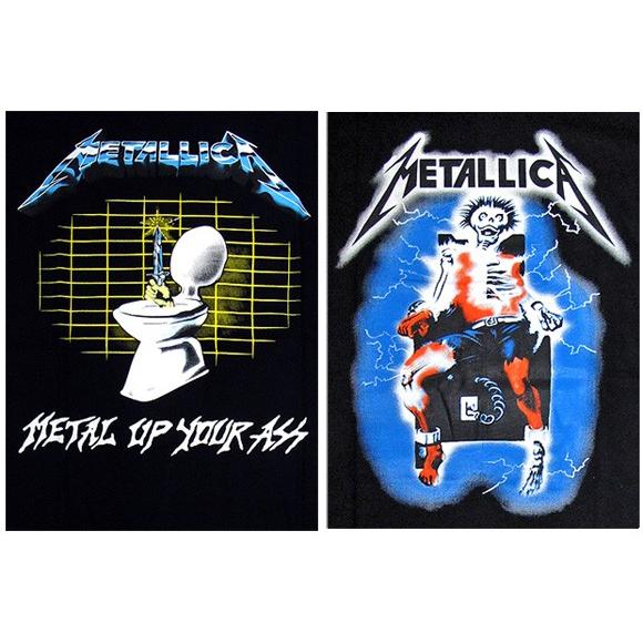 並行輸入品】METALLICA メタリカ BA-0002-BK METAL UP YOUR ASS TEE