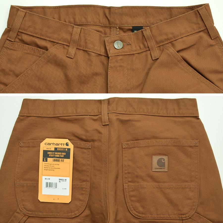 カーハート ペインターパンツ 革タグ カーキ 33×30 90's~00's Carhartt Duck Painter Work Pants SIZE 38×30 90年代