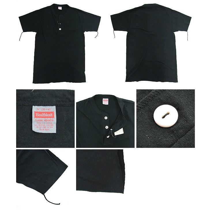 Healthknit（ヘルスニット） ヘンリーネック Tシャツ 半袖 906S