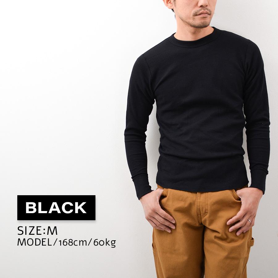 Hanes（ヘインズ） サーマル 長袖 Tシャツ メンズ ロンT ワッフル