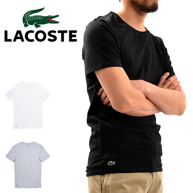 送料無料 メール便配送 Lacoste ラコステ メンズ クルーネック半袖スリムフィットtシャツ Th3321 By Ls Th3321 Being ヤフーショッピング店 通販 Yahoo ショッピング