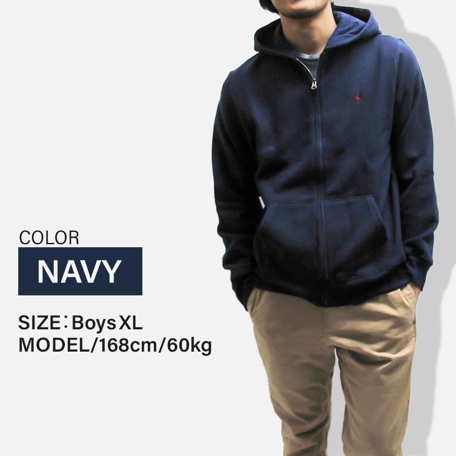 Polo Ralph Lauren ネイビー ジップアップパーカー 正規品 POLO RALPH LAUREN（ポロ・ラルフローレン） 【並行輸入品】ポロラルフ
