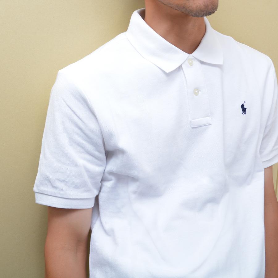 Ralph Lauren ホワイトポロシャツ 半袖 POLO RALPH LAUREN（ポロ・ラルフローレン） 【並行輸入品】ラルフ