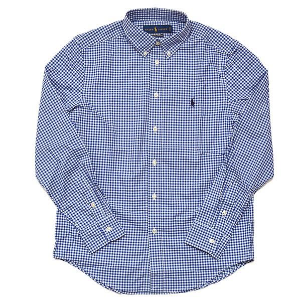 Ralph Lauren シルク混ボタンダウンシャツ メンズXL Ralph Lauren - Ralph Lauren シルク混ボタンダウンシャツ