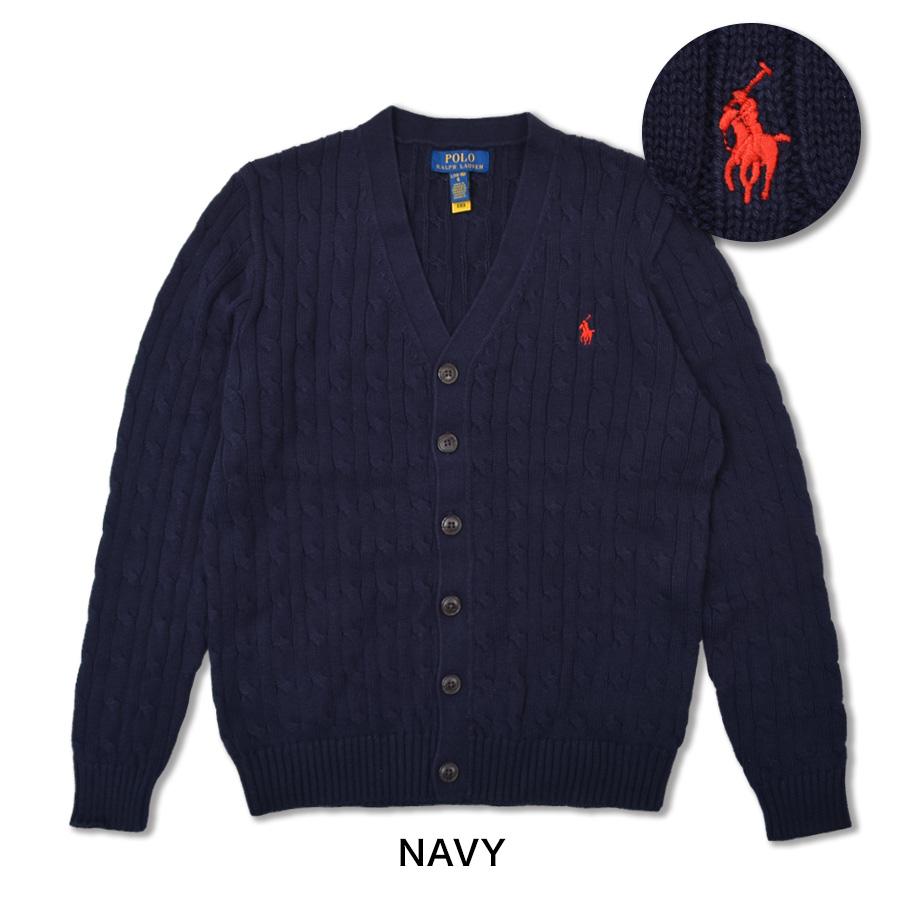 Polo Ralph Lauren 刺繍カーディガン POLO RALPH LAUREN（ポロ・ラルフローレン） 【並行輸入品】ラルフ