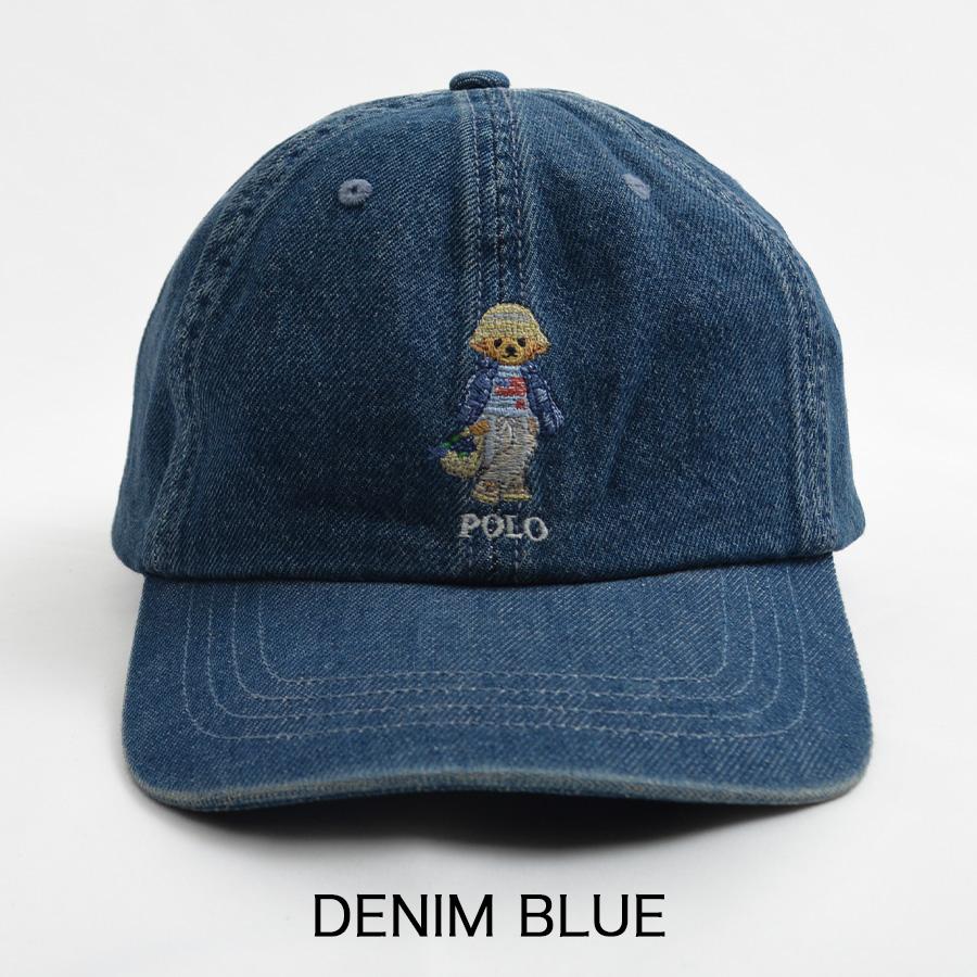 【新品】ポロベア デニム ベースボール キャップ CAP 帽子 正規品 POLO RALPH LAUREN（ポロ・ラルフローレン） 【並行輸入品】ラルフ