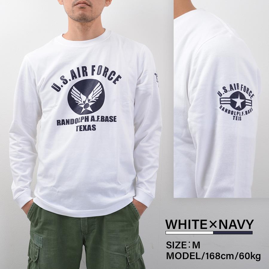 ユーエスエアフォース U.S. AIR FORCE Tシャツ 長袖 メンズ ミリ