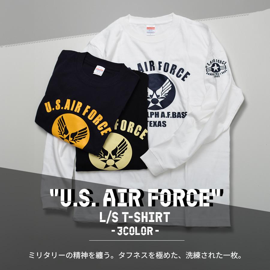 ユーエスエアフォース U.S. AIR FORCE Tシャツ 長袖 メンズ ミリ
