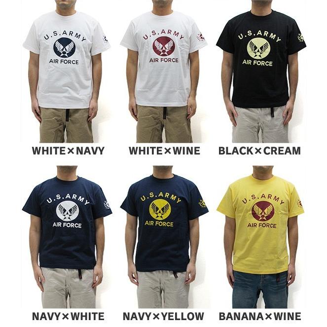 U.S. ARMY ユーエスアーミー 半袖 Tシャツ AIR FORCE ユーエスエア