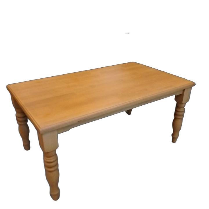 カントリーダイニングテーブル 栗脚 栗棒 ラバーウッド 無垢 展示品