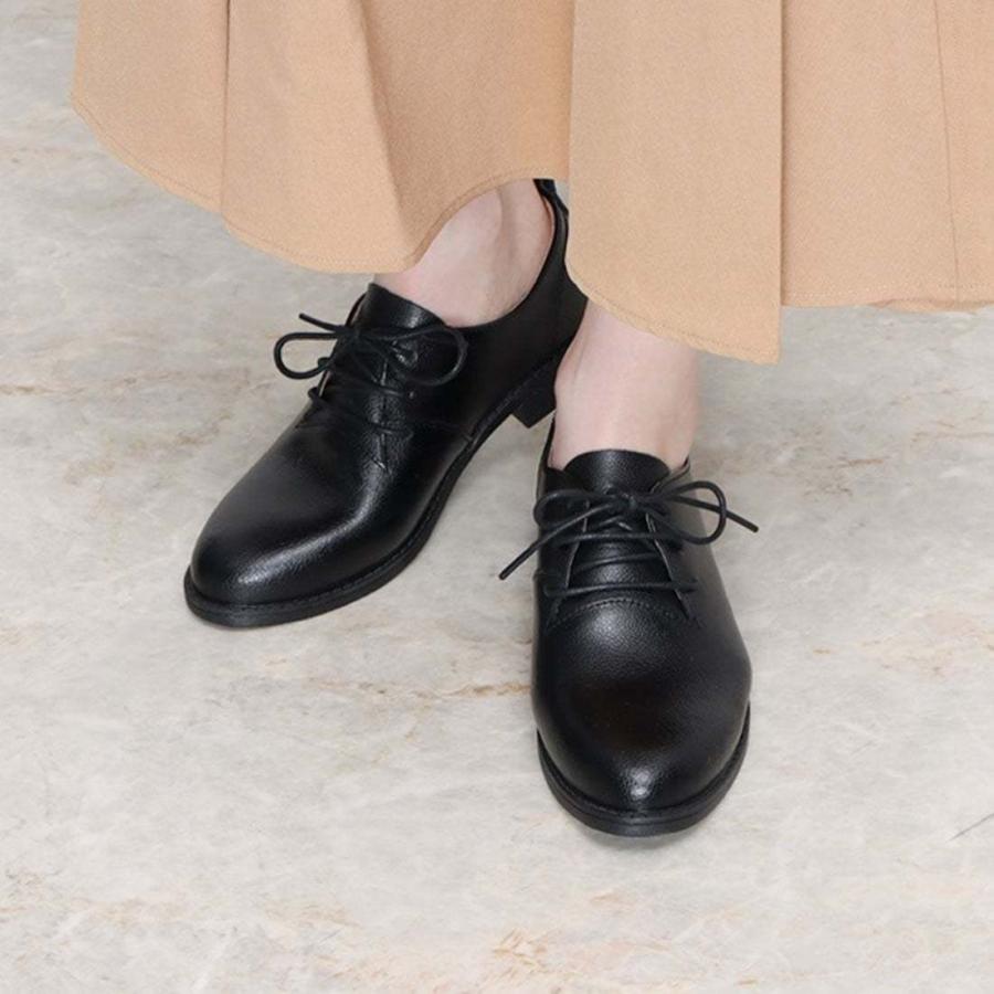 本革レースアップシューズ 6022 ブラック 22 5cm 25cm オールシーズン マニッシュ レースアップ ドレスシューズ ビーインタレスト 定価