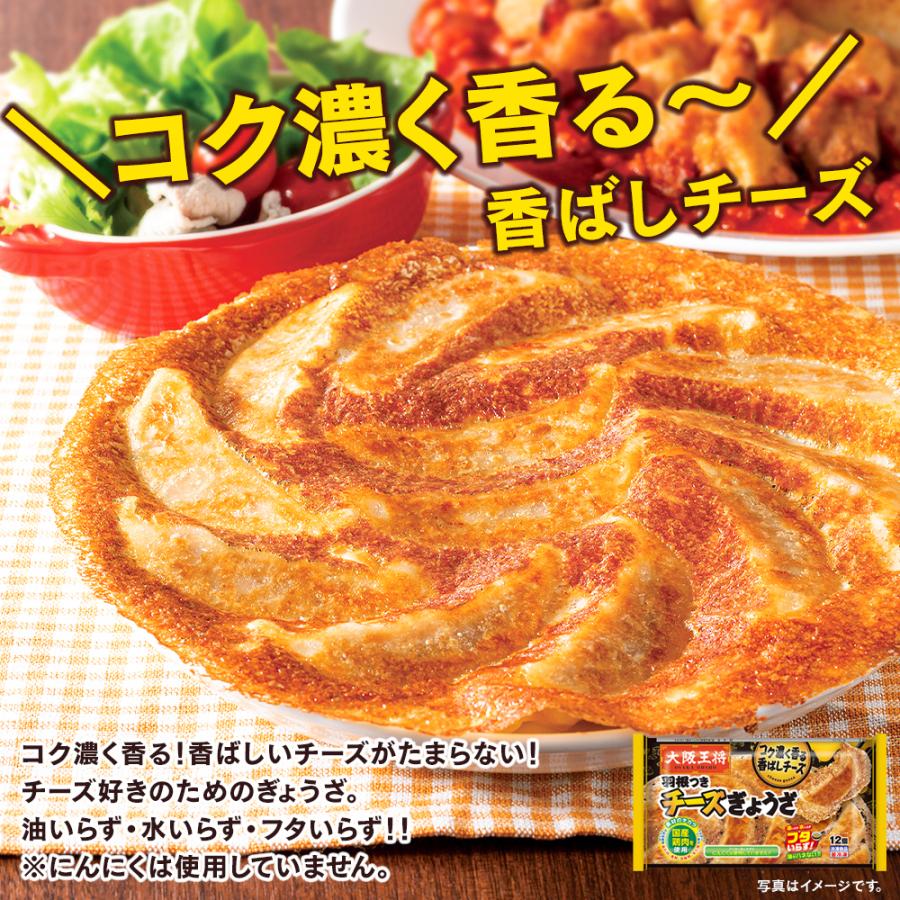 大阪王将　人気の冷凍餃子6種満足セット【6種&times;各2袋】| 冷凍食品 冷凍ぎょうざ 羽根つき 大容量 アソート