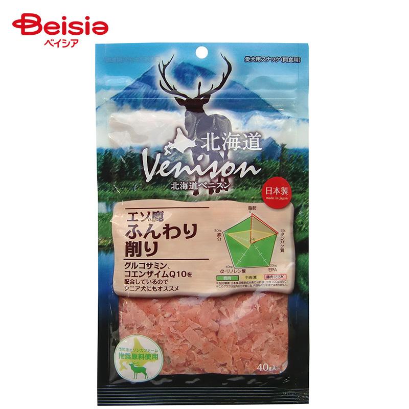 アスク 北海道ベニスン エゾ鹿 ふんわり削り 40g ペット : ベイシア