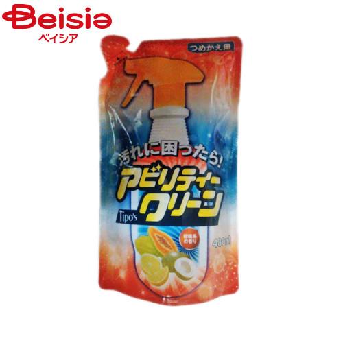 友和 Tipo`sアビリティークリーン詰替え用400ml | アビリティクリーン 詰替 詰め替え 詰替え用 多目的洗剤 油汚れ 水垢 キッチン 換気扇 大掃除