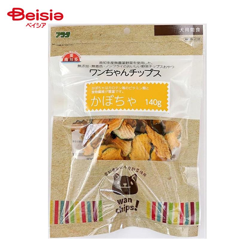 アラタ ワンちゃんチップス かぼちゃ 140g ペット : ベイシア アラタ ワンちゃんチップス かぼちゃ 140g ペット : ベイシア