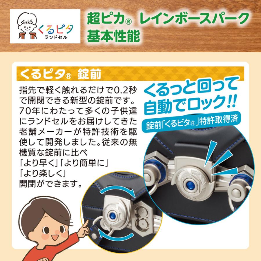 くるピタ ランドセル 超ピカ レインボースパーク 2025年モデル くるピタ ランドセル 超ピカ レインボースパーク 2025年モデル
