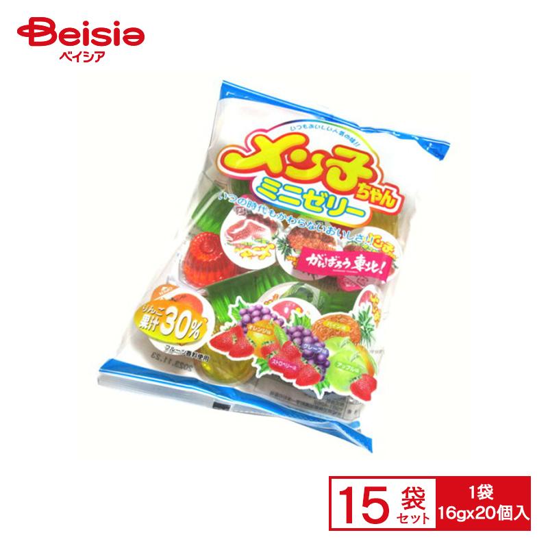 まとめ割対象☆1/30-2/1まで】アキヤマ メン子ちゃんミニゼリー （16g