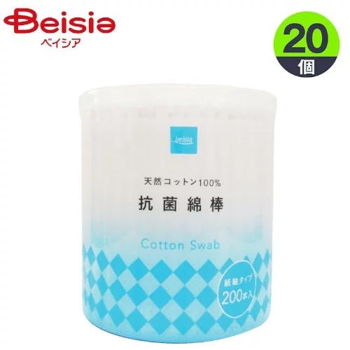 綿棒 抗菌綿棒 200本×20個 抗菌 まとめ買い 業務用 ベイシア | 業務用
