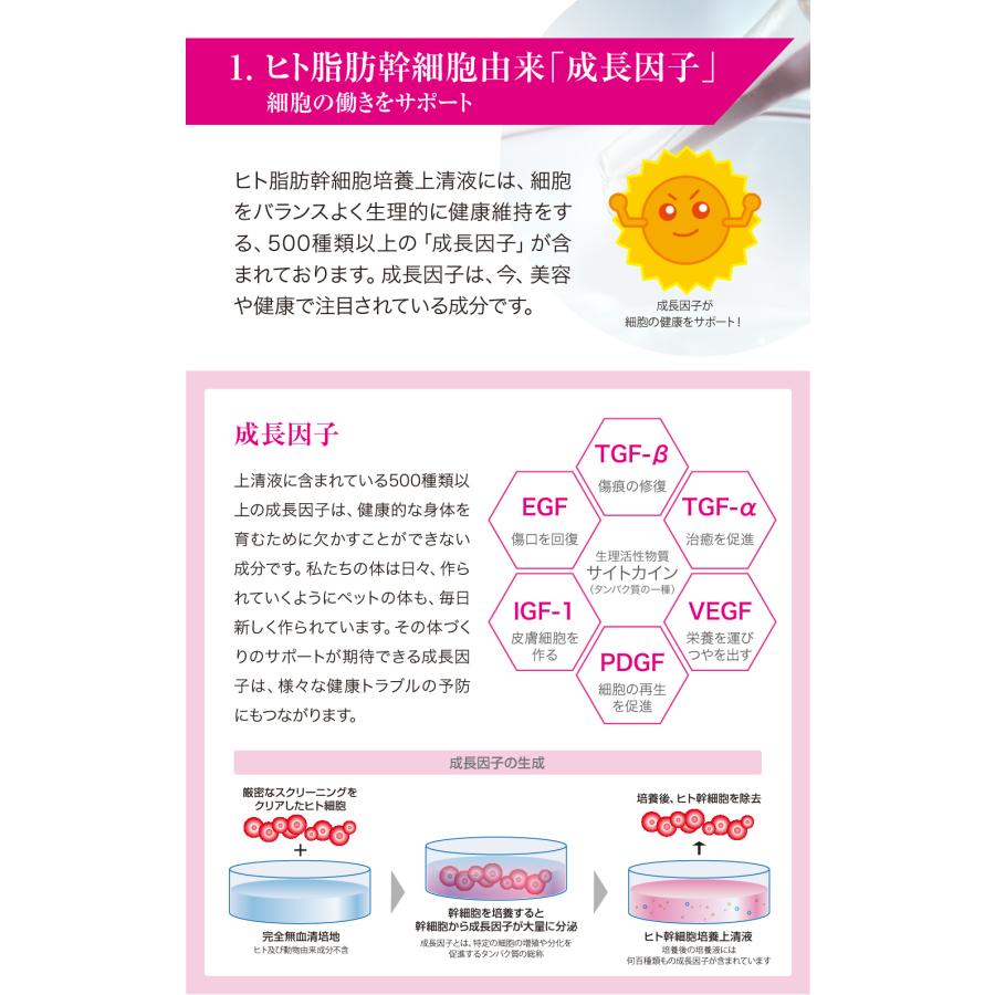 Dr.ST リライフ・ワン プラス 幹細胞由来「成長因子」配合 犬猫