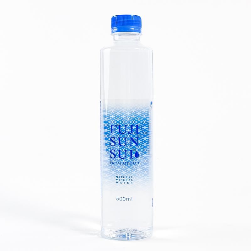 富士の源水「FUJI SUN SUI」500ml×24本（1ケース）シリカ 炭酸水素イオン FUJISUNSUI スリムボトル ミネラルウォーター ペットボトル ベイシア みず｜beisia｜03