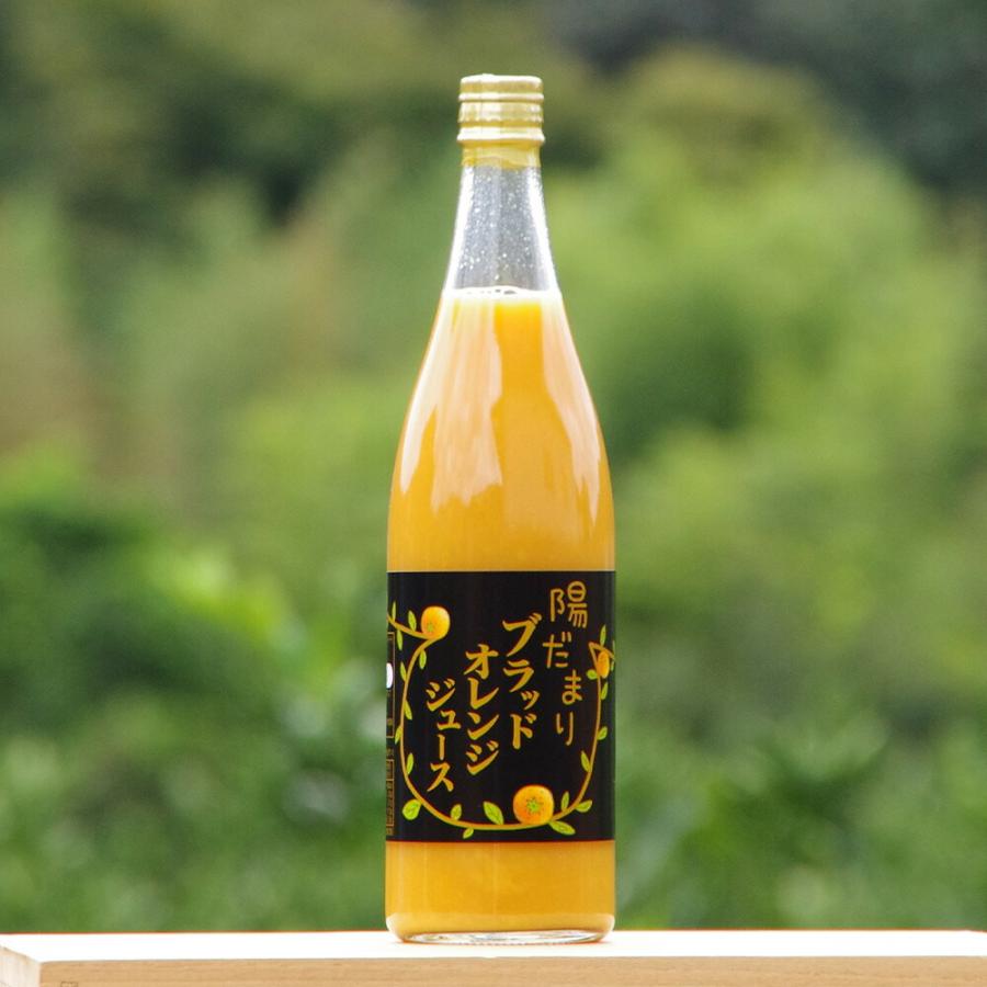 陽だまりファーム ブラッドオレンジジュース ストレート 100% 720ml