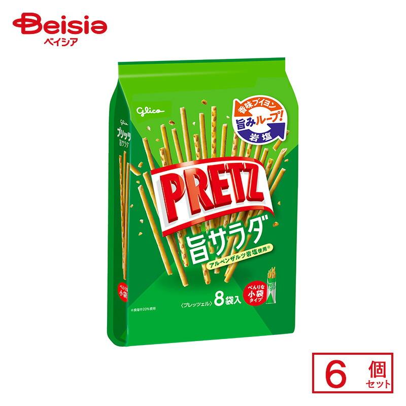 江崎グリコ プリッツ 旨サラダ 118g×6個 | 駄菓子 おやつ 子供 お菓子
