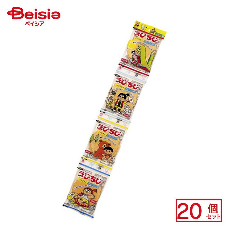イケダヤ製菓 えびちび 4連 3枚×4袋×20個 | 駄菓子 おやつ 子供 お菓子