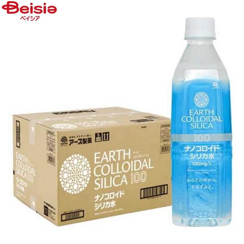 シリカ　ナノコロイド　500ml 新品 アース製薬 ナノコロイドシリカ水 500mL×48本セット | ナノコロイド
