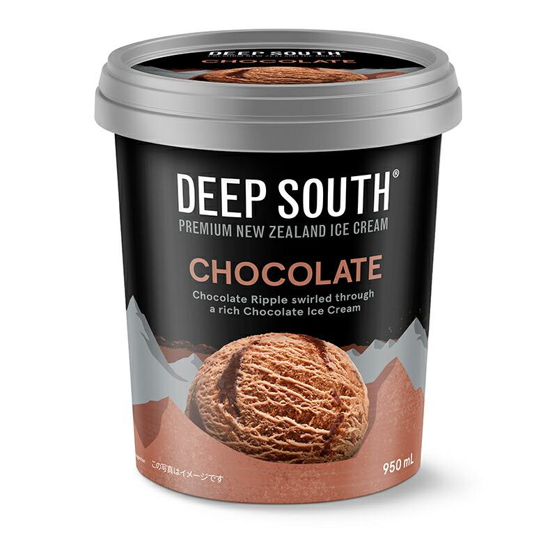 イワタニフーズ DEEP SOUTH チョコレートアイスクリーム 950ml×6 イワタニフーズ DEEP SOUTH チョコレートアイスクリーム 950ml×6