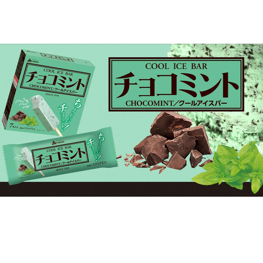 AKAGI 赤城乳業 チョコミント クールアイスバー 32個セット AKAGI 赤城乳業 チョコミント クールアイスバー 32個セット