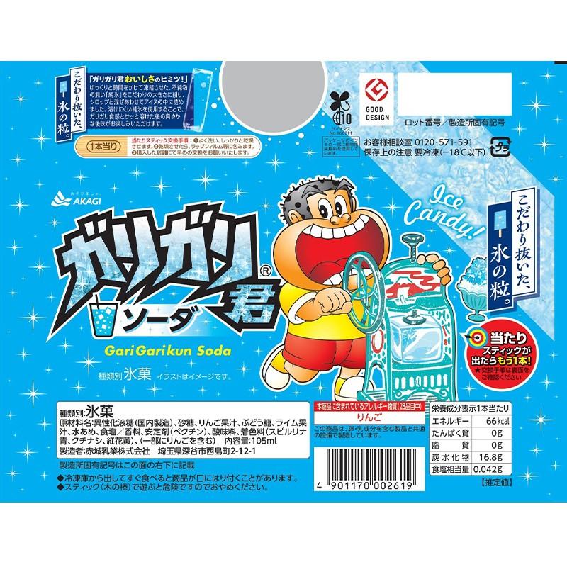 赤城乳業 ガリガリ君ソーダ 105ml×66本 | 氷菓 かき氷 アイス ガリガリ