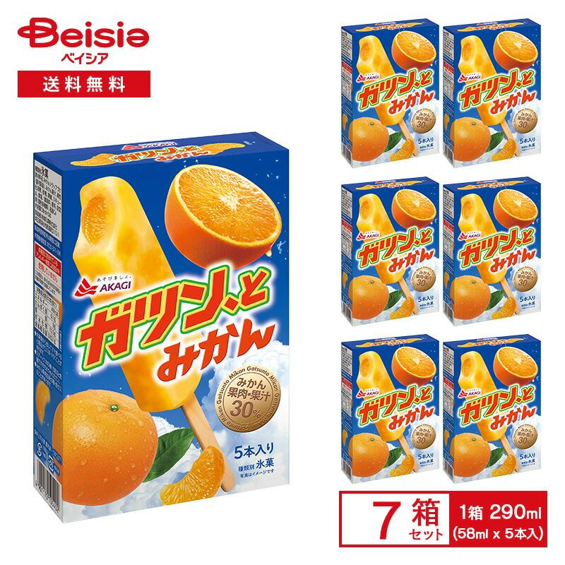 【ミカ様】専用・赤360g×2袋≪追加購入特割特価≫ 赤城乳業 ガツン、とみかん マルチ 290ml（58ml×5本入）×7箱 | 氷菓