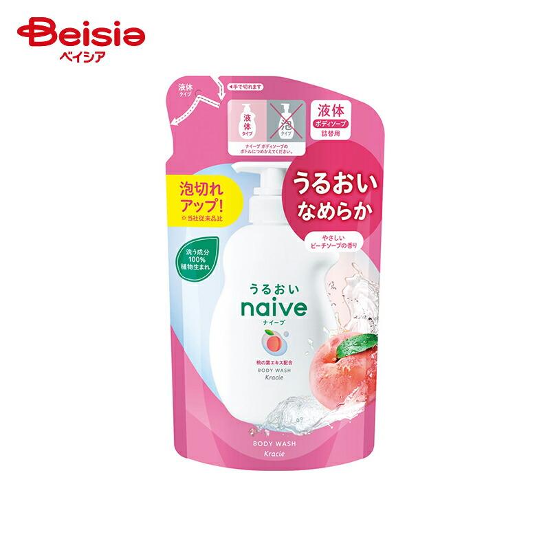 Kracie クラシエ ナイーブボディソープ 桃の葉 詰替 360ml