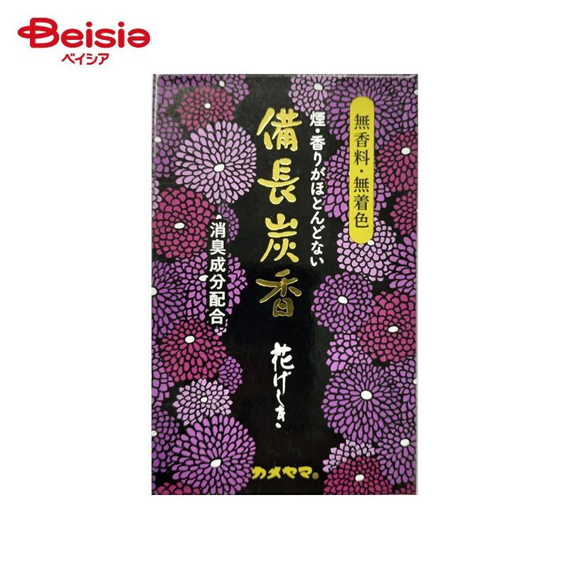 カメヤマ 花げしき 備長炭 ミニ寸 約50g お線香 | お供え お カメヤマ 花げしき 備長炭 ミニ寸 約50g お線香 | お供え お