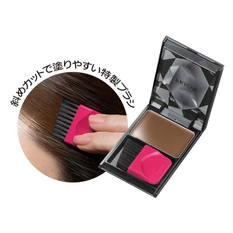 ヘアファンデーション　ヘアシャドウ　ブラウン PRIOR 資生堂 プリオールヘアファンデーションブラウン | プリオール