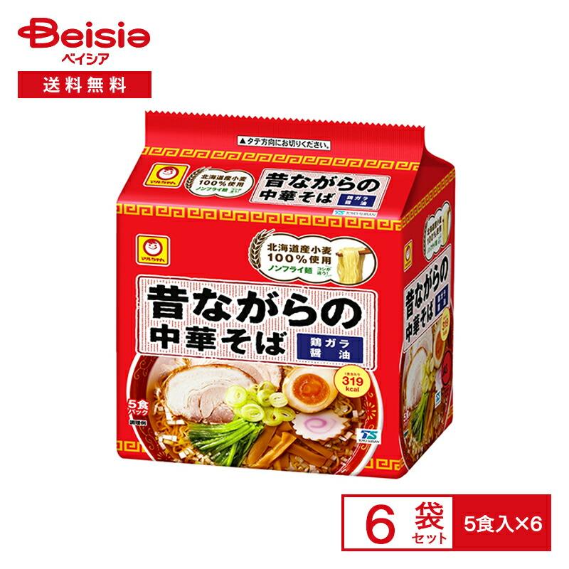 マルちゃん 昔ながらの 中華そば 540g（108g（めん80g）×5食入）×6