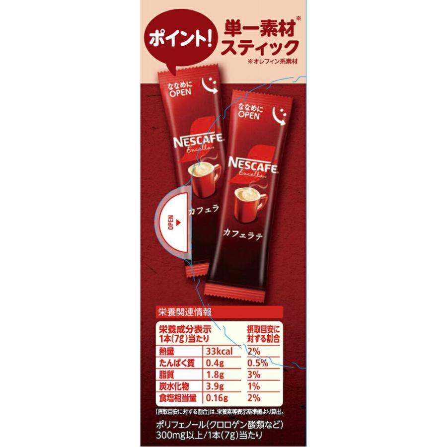 ネスカフェ エクセラ スティックコーヒー 22本×6箱 | インスタント