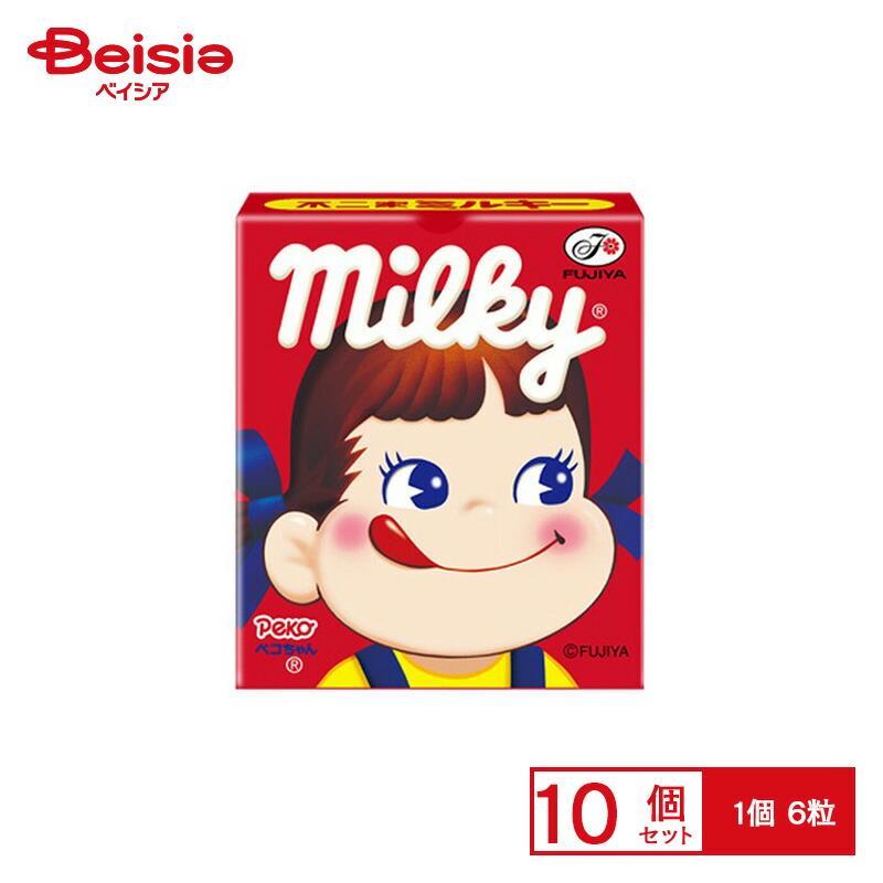 不二家 ミルキー 6粒×10個 | 駄菓子 おやつ 子供 お菓子 おつまみ