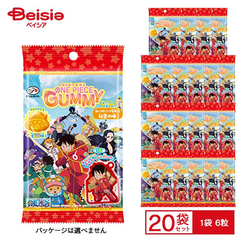 不二家 ONE PIECE グミ 6粒×20個 | FUJIYA ワンピース グミキャンディ