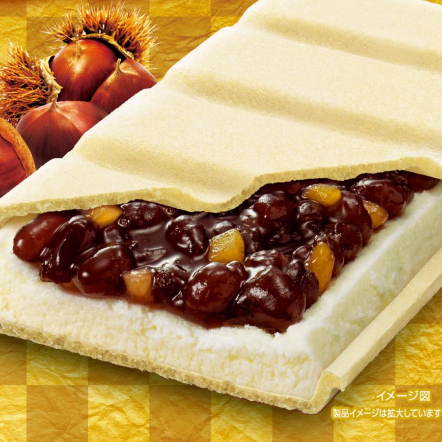 森永乳業 栗入り あずきモナカ 120ml×24個 | アイス アイスもなか