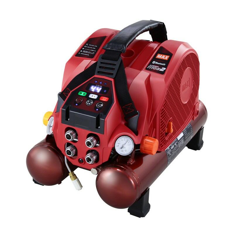 マックス MAX スーパーエアコンプレッサ AK−HL1110E2 電動工具 釘打ち 