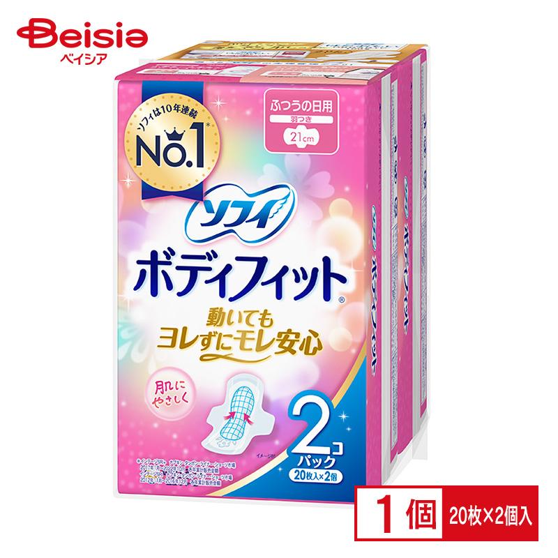 unicharm（ユニチャーム） ソフィボディフィット羽つき20枚×2個パック