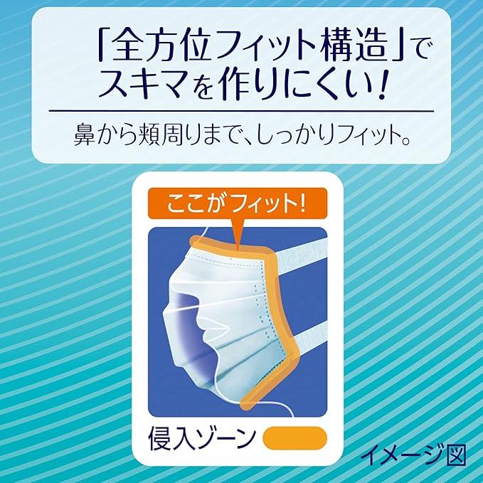 ユニ・チャーム(unicharm) 超快適マスク極上耳ごこちふつう 6枚 x120個(合計720枚)1ケース | 超快適マスク まとめ買い ふつうサイズ 耳が痛くなりにくい 花粉 防の画像