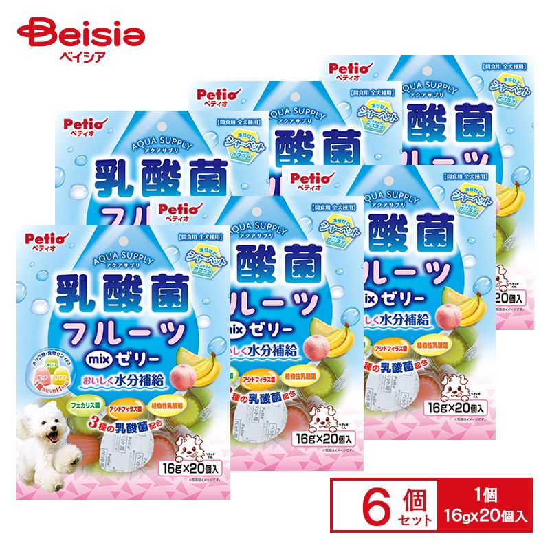 Petio ペティオ アクアサプリ 乳酸菌 フルーツミックスゼリー