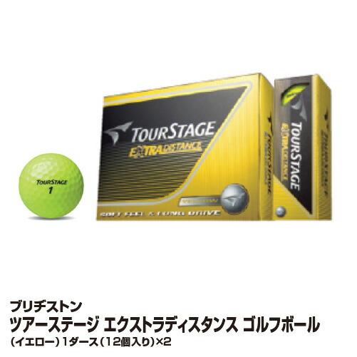 ゴルフボール ブリヂストン ツアーステージ Extra Distance エクストラディスタンス ゴルフボール イエロー 1ダース12個入 2 24個入 91 ベイシアヤフ ショッピング 通販 Yahoo ショッピング