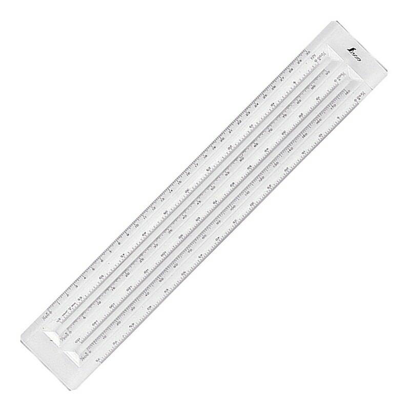 シンワ ヘキサスケール 30cm 70769 大工道具 測定具 製図用品